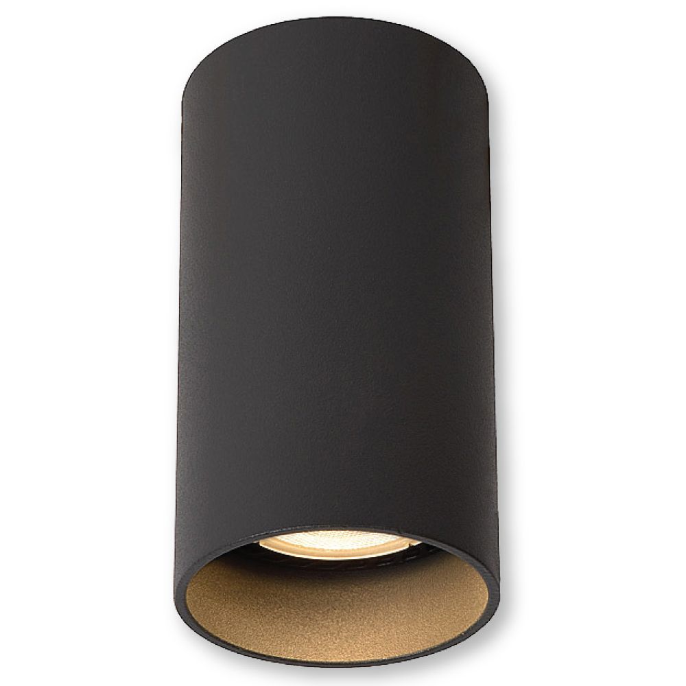 Eurolux sand black downlight, front view