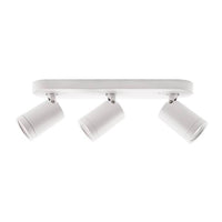Radiant white spotlight, front view