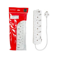 Eurolux extension cord shown in its packaging