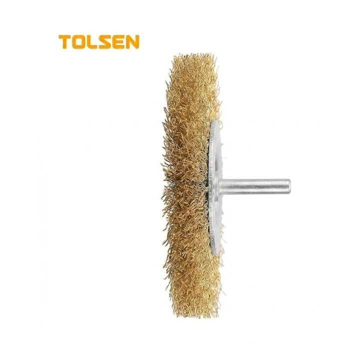 Tolsen paint brush shown in its packaging
