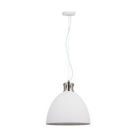 Radiant pendant light, front view
