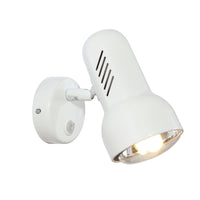 Eurolux white spotlight, front view