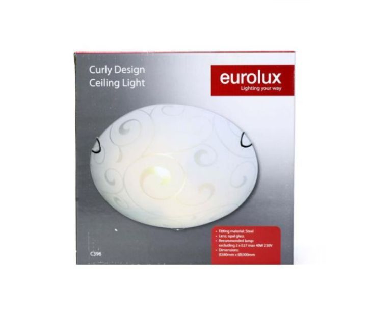 Close-up detail of the Eurolux ceiling light