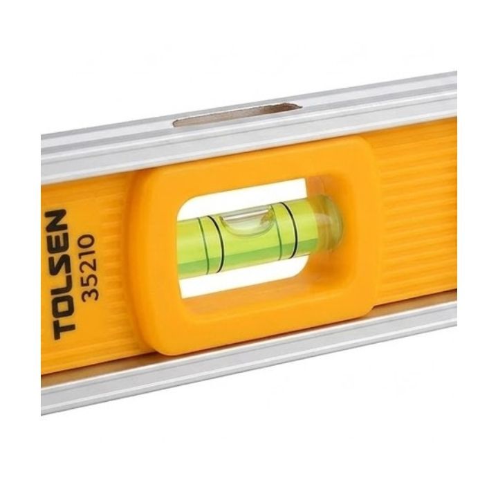 Tolsen spirit level installed and lit