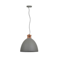 Radiant pendant light, front view