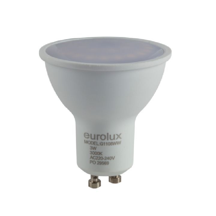 Close-up detail of the Eurolux emergency light