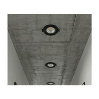 Eurolux black downlight dimensions diagram