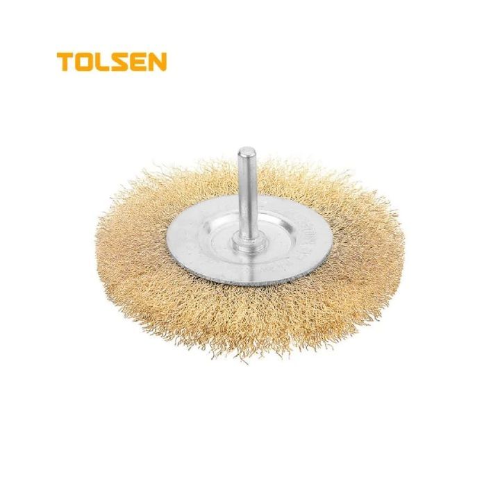 Close-up detail of the Tolsen paint brush