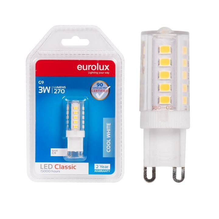 Eurolux LED globe, front view