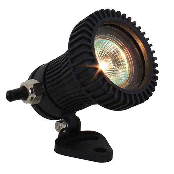Eurolux black ground light, front view