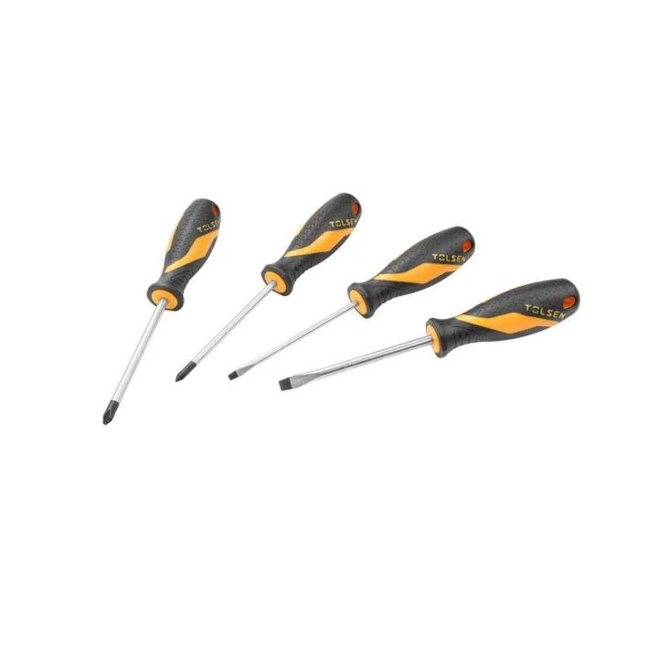 Close-up detail of the Tolsen screwdriver