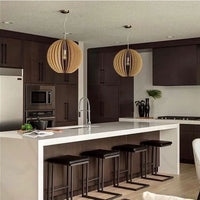 Eurolux pendant light installed and lit