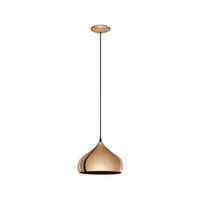 Eurolux copper pendant light shown in its packaging