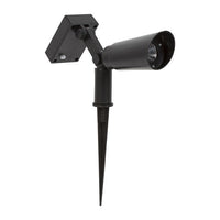 Eurolux black spotlight, front view