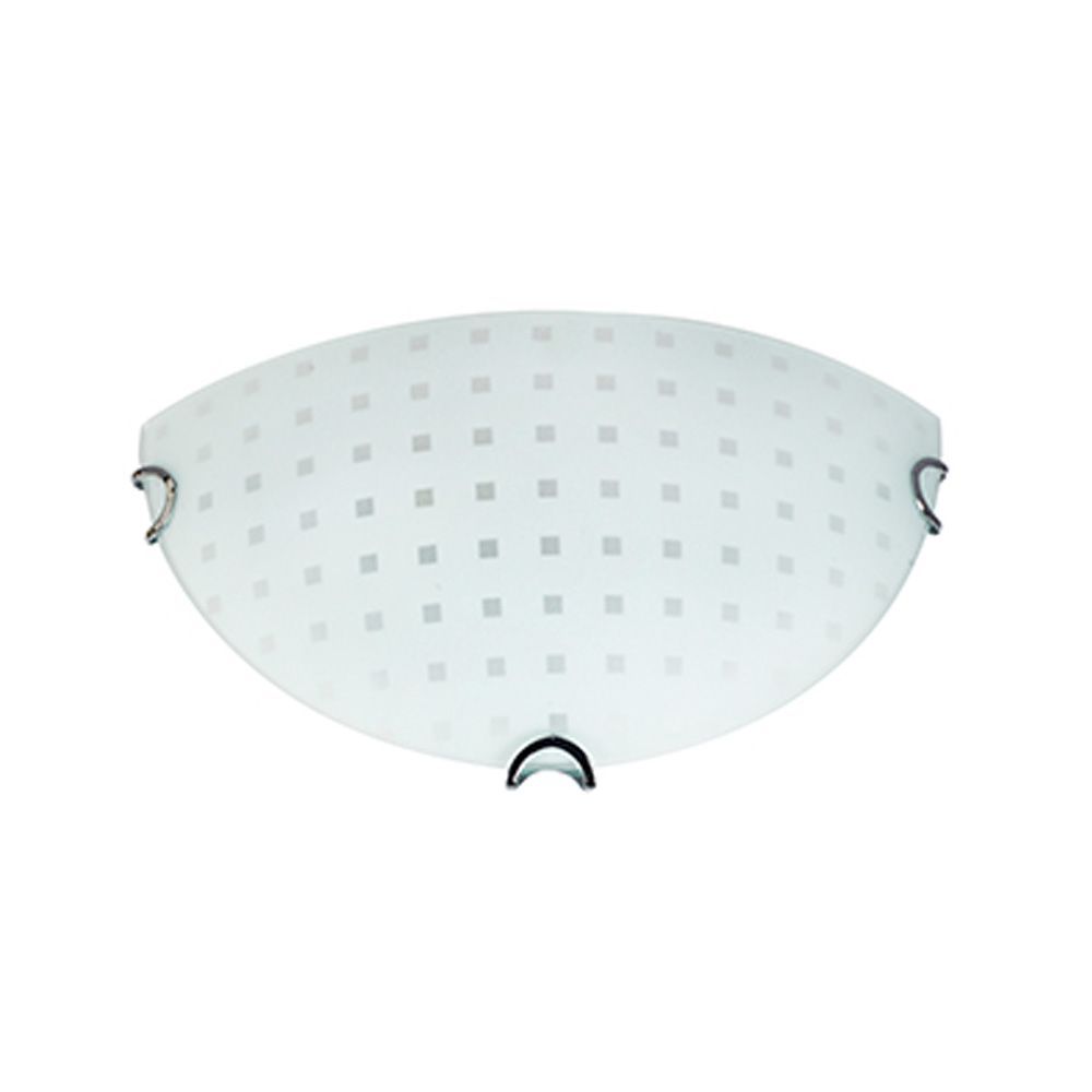 Radiant chrome wall light, front view