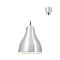 Eurolux silver pendant light, front view