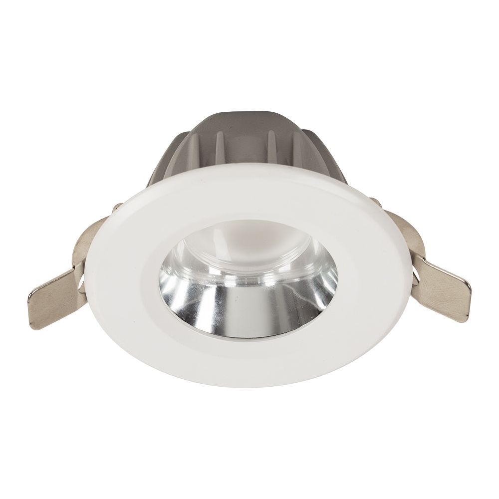 Eurolux white downlight, front view
