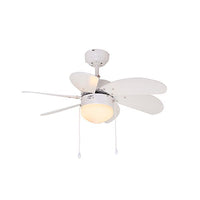 Radiant white ceiling light, front view