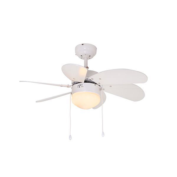 Radiant white ceiling light, front view