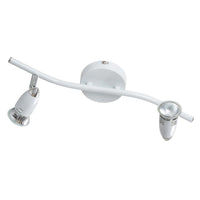 Eurolux white spotlight, front view