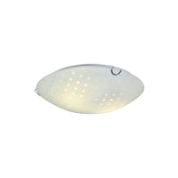 Eurolux white ceiling light, front view