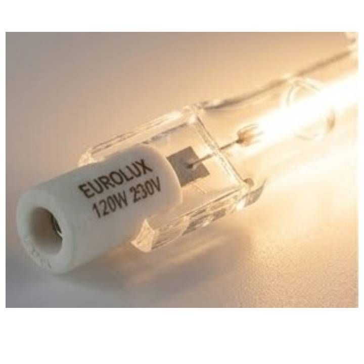 Eurolux halogen globe installed and lit