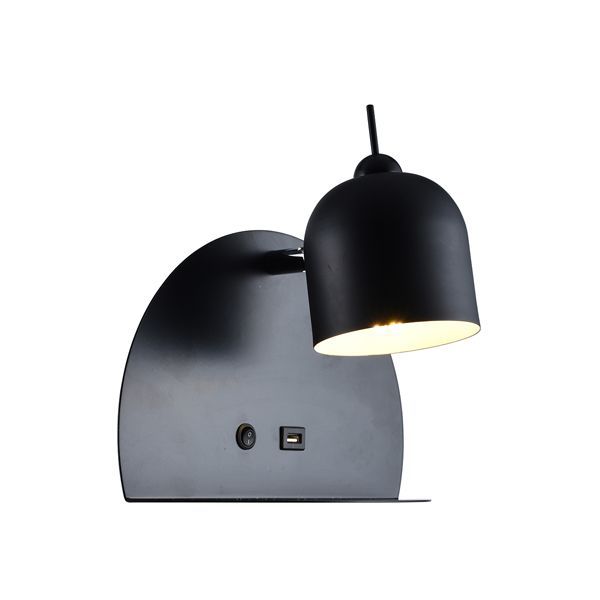 Eurolux black night light, front view