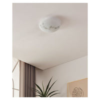 Eurolux ceiling light installed and lit