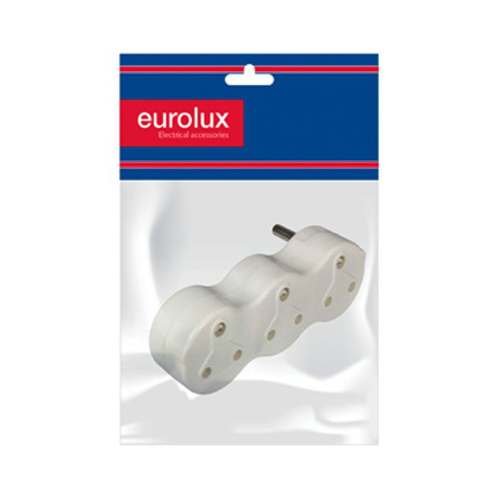 Eurolux electrical plug cap, front view