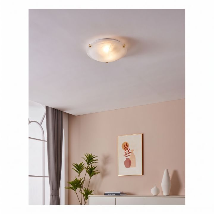 Eurolux ceiling light shown in its packaging