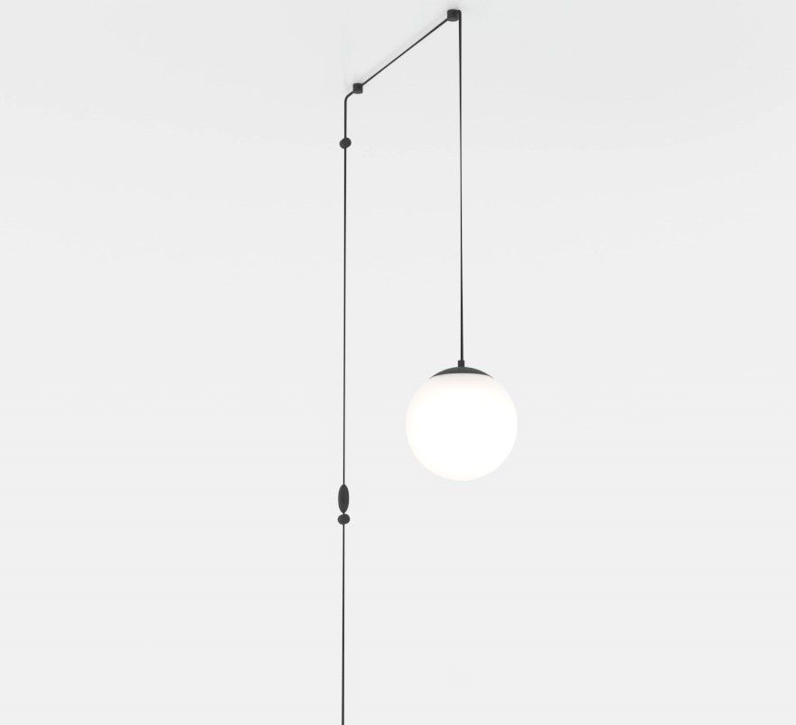 Eurolux black pendant light dimensions diagram