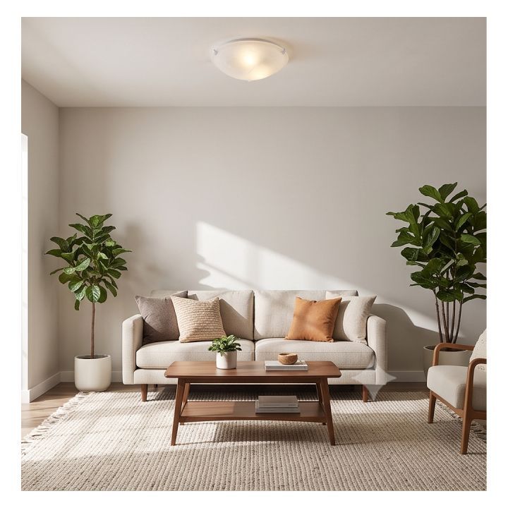 Eurolux ceiling light shown in its packaging