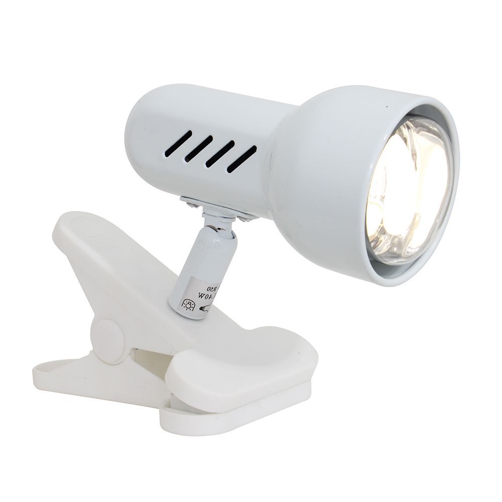 Eurolux white lamp, front view