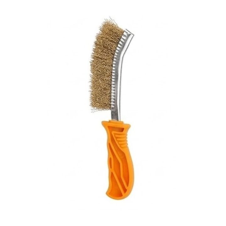 Tolsen paint brush shown in its packaging
