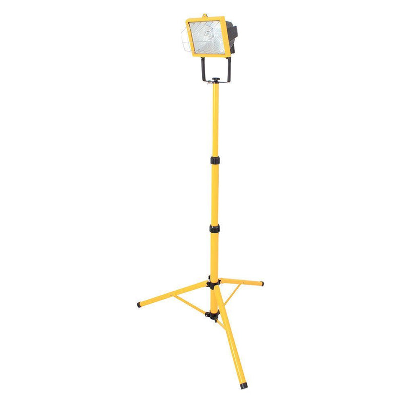 Eurolux yellow & black work light, front view